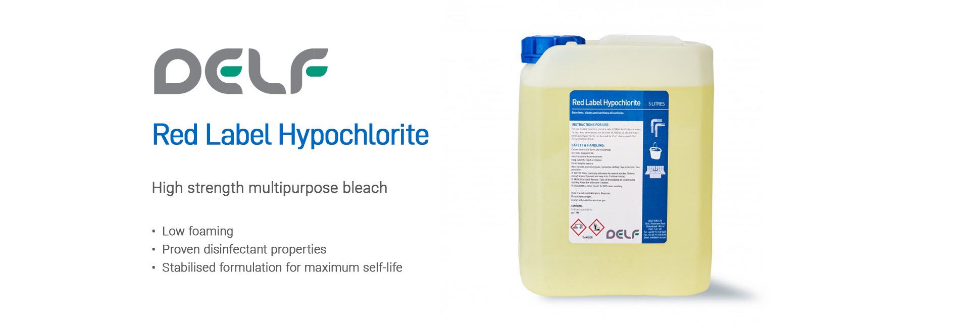Delf Red label Hypochlorite